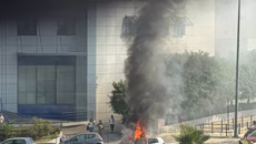 Φωτιά σε αυτοκίνητο στη Λεωφόρο Συγγρού