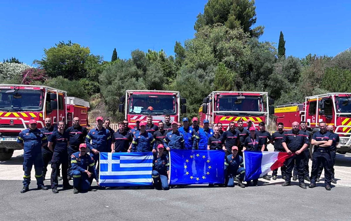 Γαλλία: Σε δύο δασικές πυρκαγιές επιχείρησε η ελληνική ομάδα δασοπυρόσβεσης