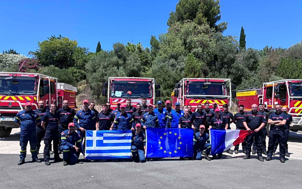 Γαλλία: Σε δύο δασικές πυρκαγιές επιχείρησε η ελληνική ομάδα δασοπυρόσβεσης