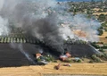 Φωτιά στη Νέα Καλλικράτεια Χαλκιδικής – Δίπλα σε σπίτια οι φλόγες – Μήνυμα από το 112 για εκκένωση δύο οικισμών