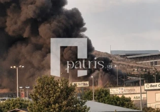 Στις φλόγες λεωφορείο στο αεροδρόμιο Ηρακλείου – Μεγάλη κινητοποίηση της Πυροσβεστικής