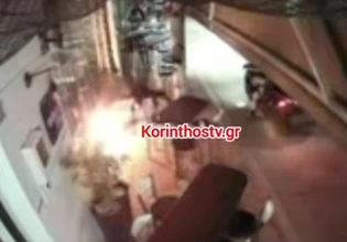 Νεμέα: Εμπρηστική επίθεση με βενζίνη σε καφετέρια – Βίντεο ντοκουμέντο