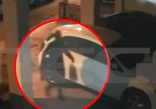 Θεσσαλονίκη: Η στιγμή που δράστης τοποθετεί τον εμπρηστικό μηχανισμό με τα γκαζάκια στην πυλωτή – Βίντεο ντοκουμέντο
