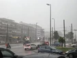 Σφοδρή καταιγίδα σαρώνει την Αττική – Ανοιξαν οι ουρανοί, ποτάμια οι δρόμοι, χαλάζι σε πολλές περιοχές