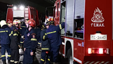 Καβάλα: Συναγερμός στην Πυροσβεστική για διαρροή επικίνδυνου φορτίου από φορτηγό στην Εγνατία Οδό