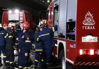 Καβάλα: Συναγερμός στην Πυροσβεστική για διαρροή επικίνδυνου φορτίου από φορτηγό στην Εγνατία Οδό
