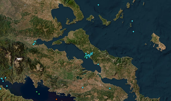 Εύβοια: Επτά σεισμικές δονήσεις μέσα σε 25 λεπτά