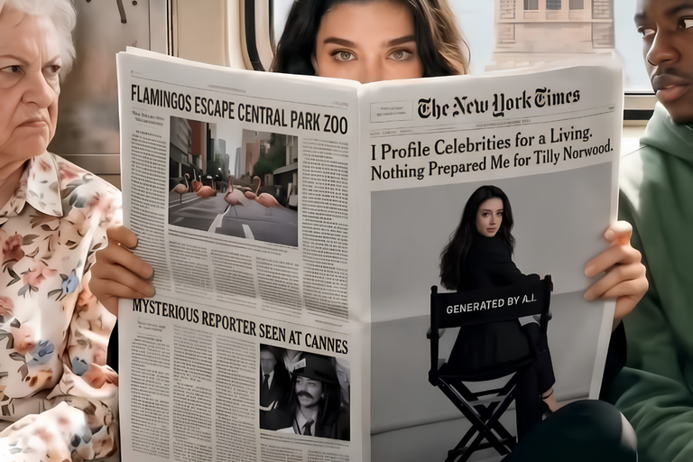 «Σκουπίδι»: Οι Νew York Times στην πυρά για το προφίλ της ΑΙ ηθοποιού Τίλι Νόργουντ
