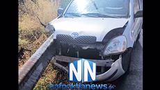 Σοκαριστικό τροχαίο στη Ναύπακτο με δύο σοβαρά τραυματίες – ΙΧ καρφώθηκε στις προστατευτικές μπάρες