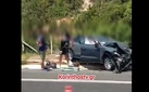 Τροχαίο στην Κορίνθου – Τριπόλεως: Φορτηγό έσπασε τις μπάρες, πέρασε στο αντίθετο ρεύμα και συγκρούστηκε με ΙΧ – 3 τραυματίες