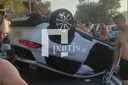 Κρήτη: Μεθυσμένος οδηγός πήρε σβάρνα σταθμευμένα αυτοκίνητα πριν τουμπάρει στη μέση του δρόμου