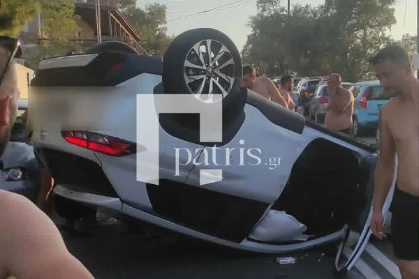 Κρήτη: Μεθυσμένος οδηγός πήρε σβάρνα σταθμευμένα αυτοκίνητα πριν τουμπάρει στη μέση του δρόμου