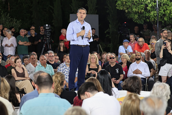 «Τώρα Μιλάμε»: Η αρχή στη Νίκαια, η επόμενη στάση στο Περιστέρι – Στην πλ. Δημαρχείου την Πέμπτη ο Αλ. Τσίπρας
