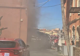 Χανιά: Φωτιά σε εστιατόριο στο Ενετικό Λιμάνι [εικόνες και βίντεο]