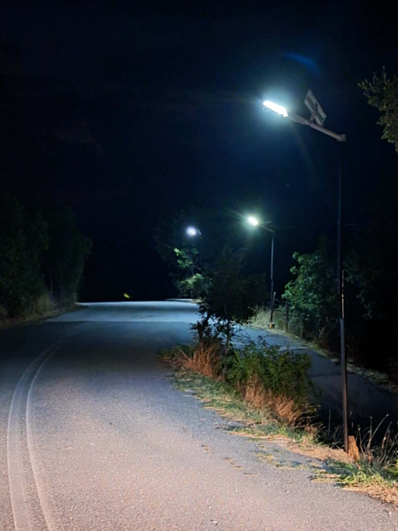 Αποκαθίσταται ο φωτισμός στον δρόμο προς τον Προφήτη Ηλία Παλαιοχώρας
